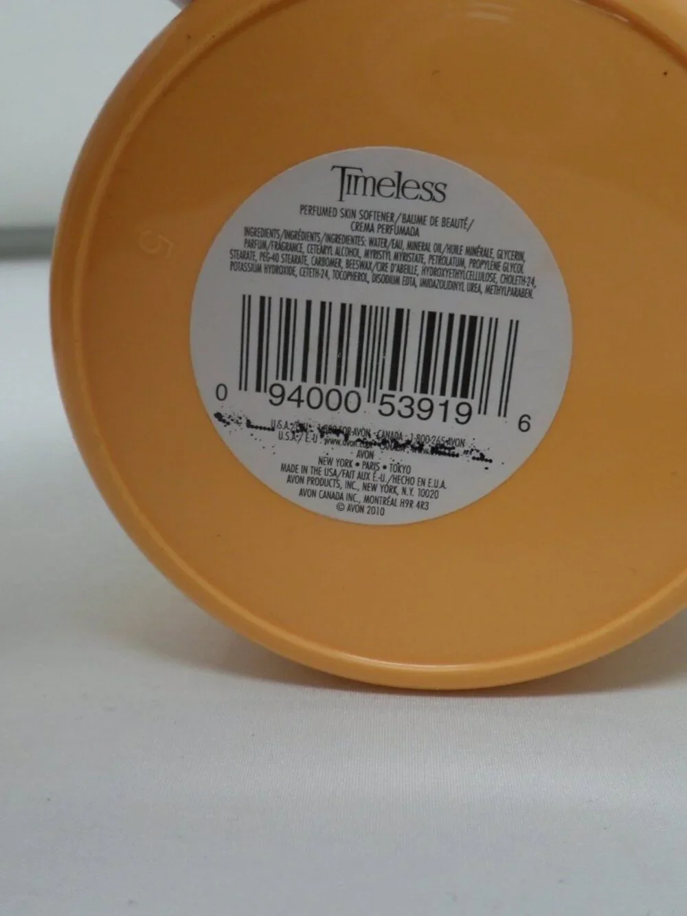 Avon Timeless Skin Softener (1) & Body Powder (2)